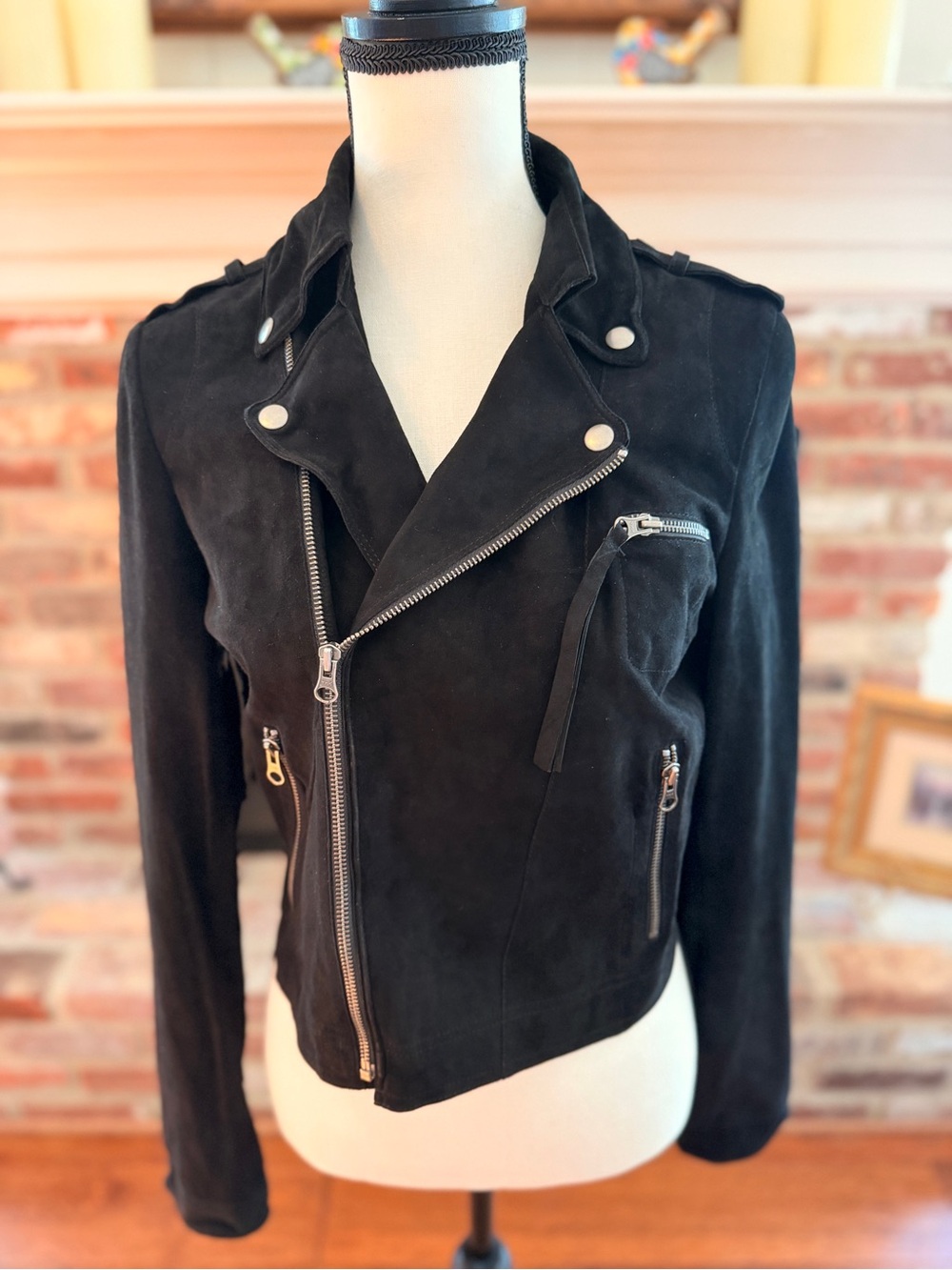 The Jakett New York Moto Tina Jacket - Black Size Small